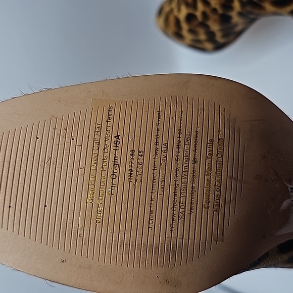 J. Crew Willa calf hair ankle boots size 6.5 - Picture 7 of 8